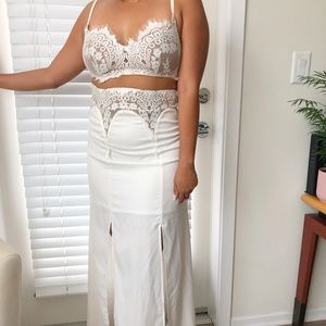 White Lace Maxi Dress